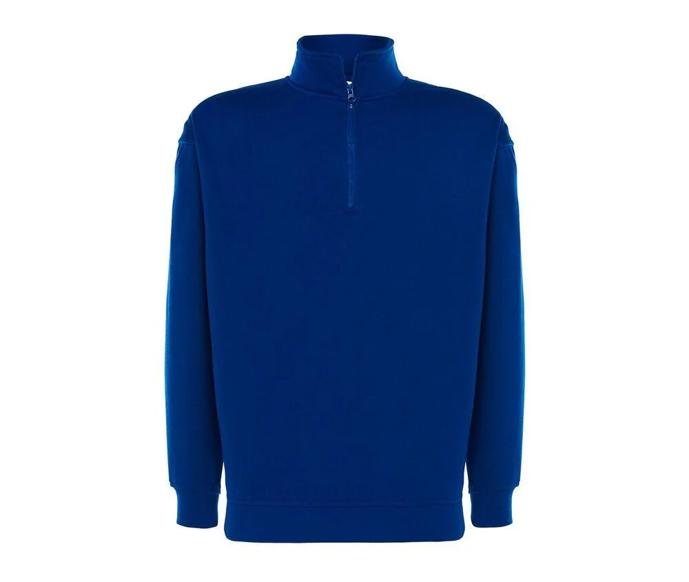 JHK JK298 Sweater met Ritskraag – Royal Blue