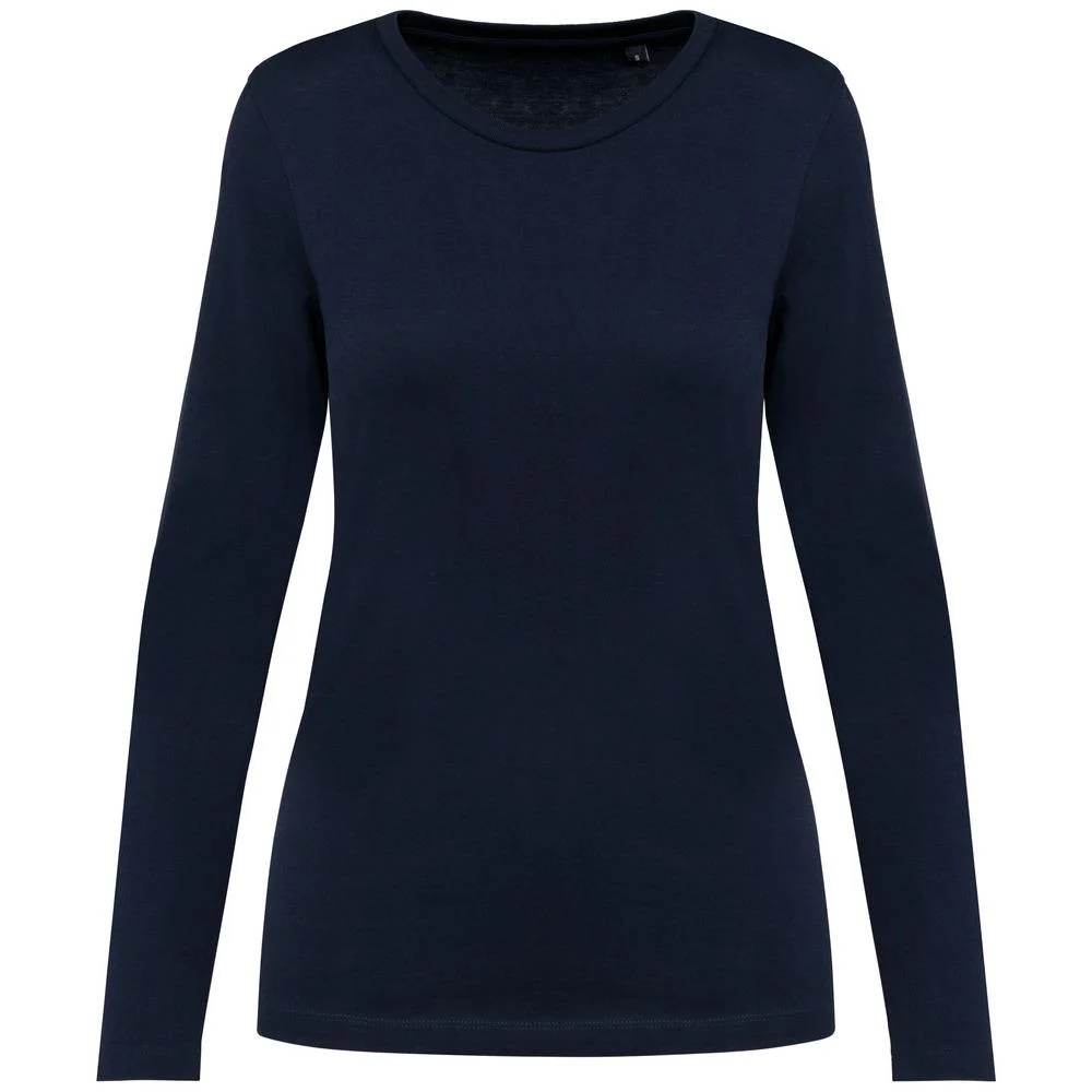 Kariban PK303 T-shirt Lange Mouwen Dames – Diep marine