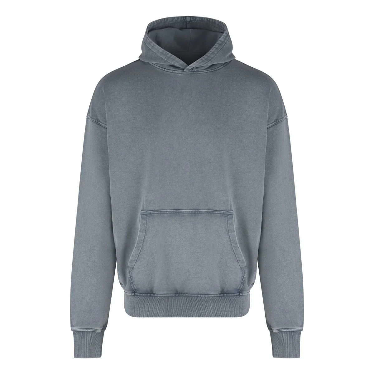 AWDIS JH180 Distressed Hoodie – Washed Grey
