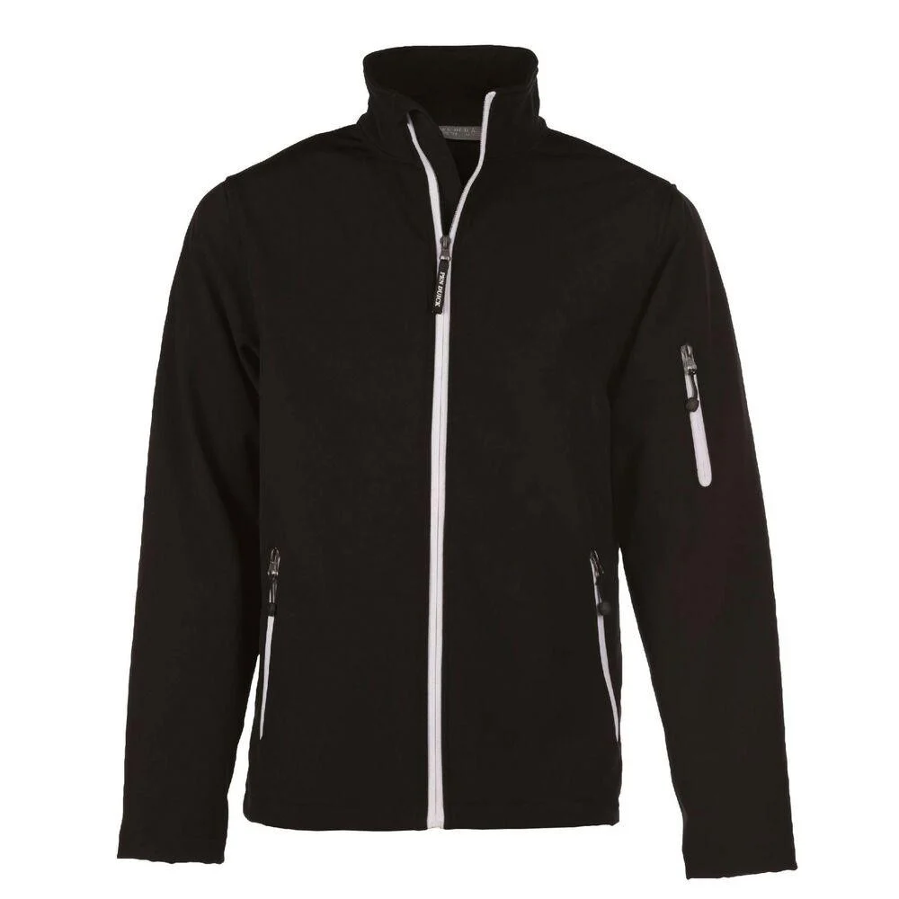 Pen Duick PK768 Atlantic Softshell Jas Heren – Black/White