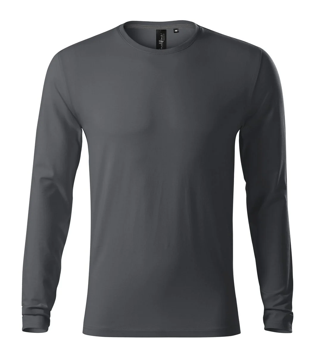Malfini 155 T-shirt Lange Mouwen Heren – Licht antraciet