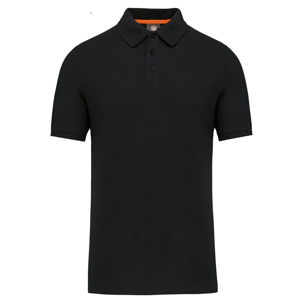 WK. Designed To Work WK207 Polo Heren – Zwart
