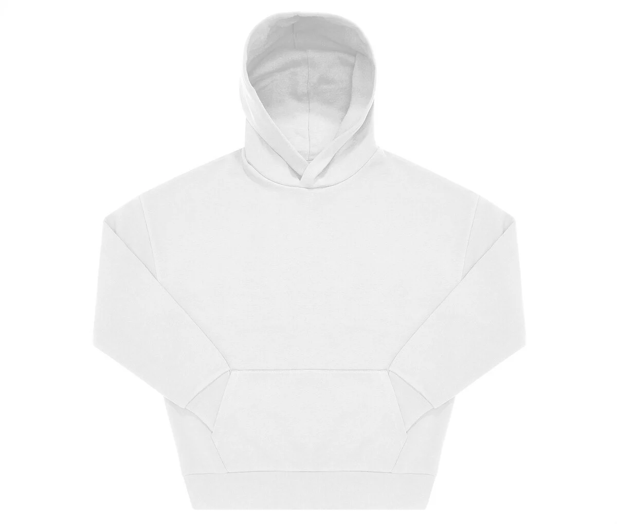 B&C BC514 Oversized Hoodie – White