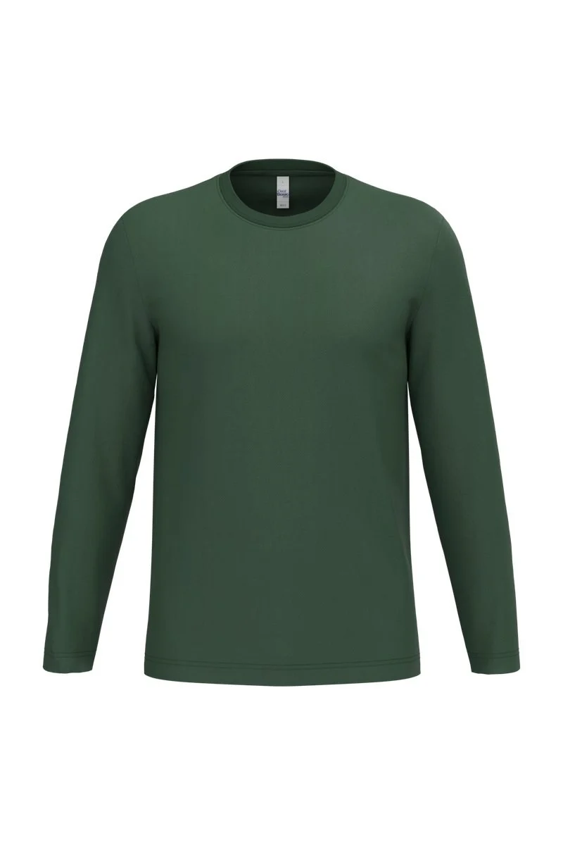 iDeal Basic Brand IB313 T-shirt Lange Mouwen – Ideal Forest Green