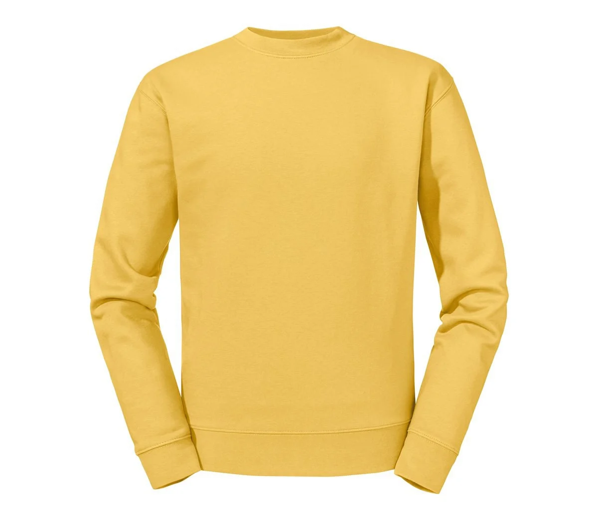 Russell RU262M Klassieke Sweater – Mustard Yellow