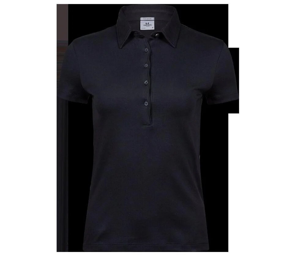 Tee Jays TJ1441 Pima Katoenen Polo Dames – Black