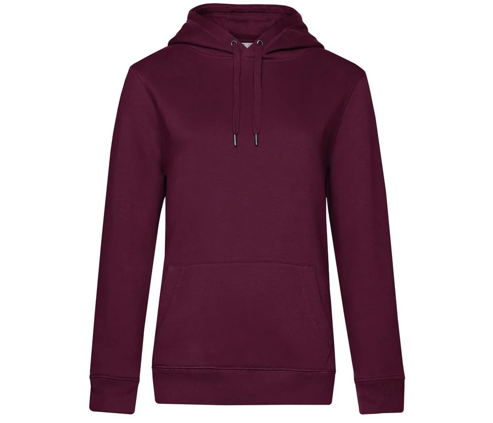 B&C BCW02Q Hoodie Queen – Dark Cherry