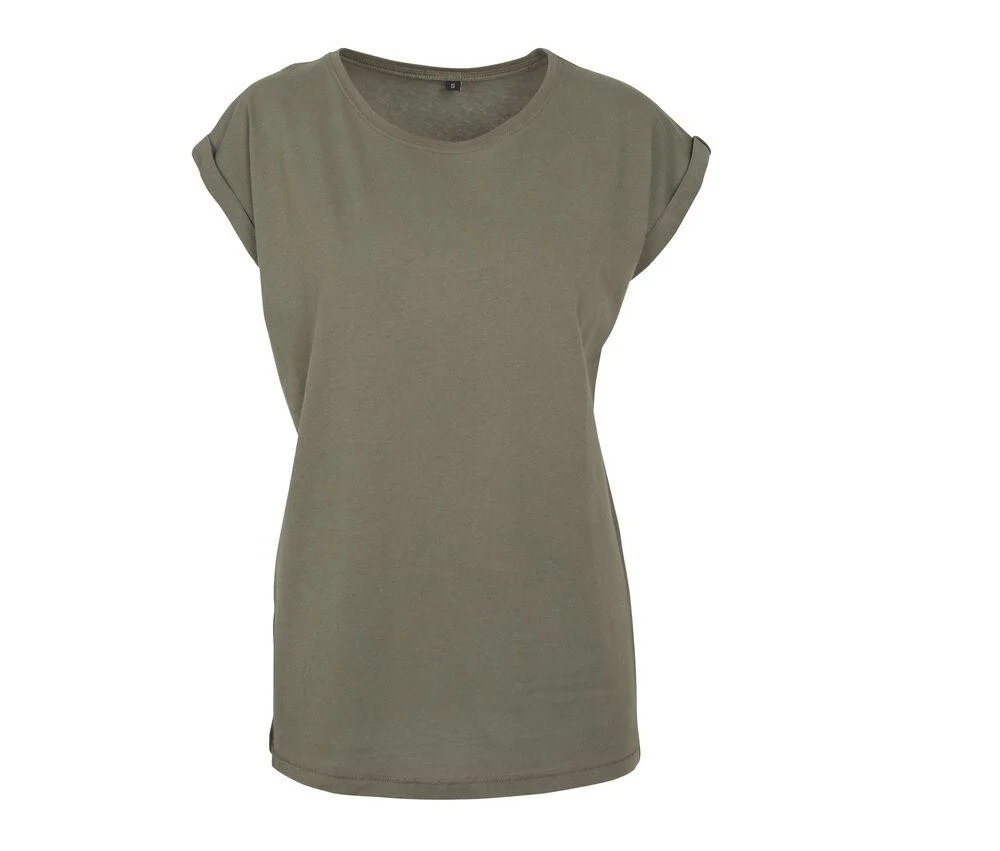 Build Your Brand BY021 T-shirt Dames – Olive Green