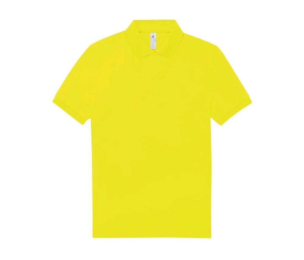 B&C BCU424 Fijne Piqué Polo – Pixel Lime