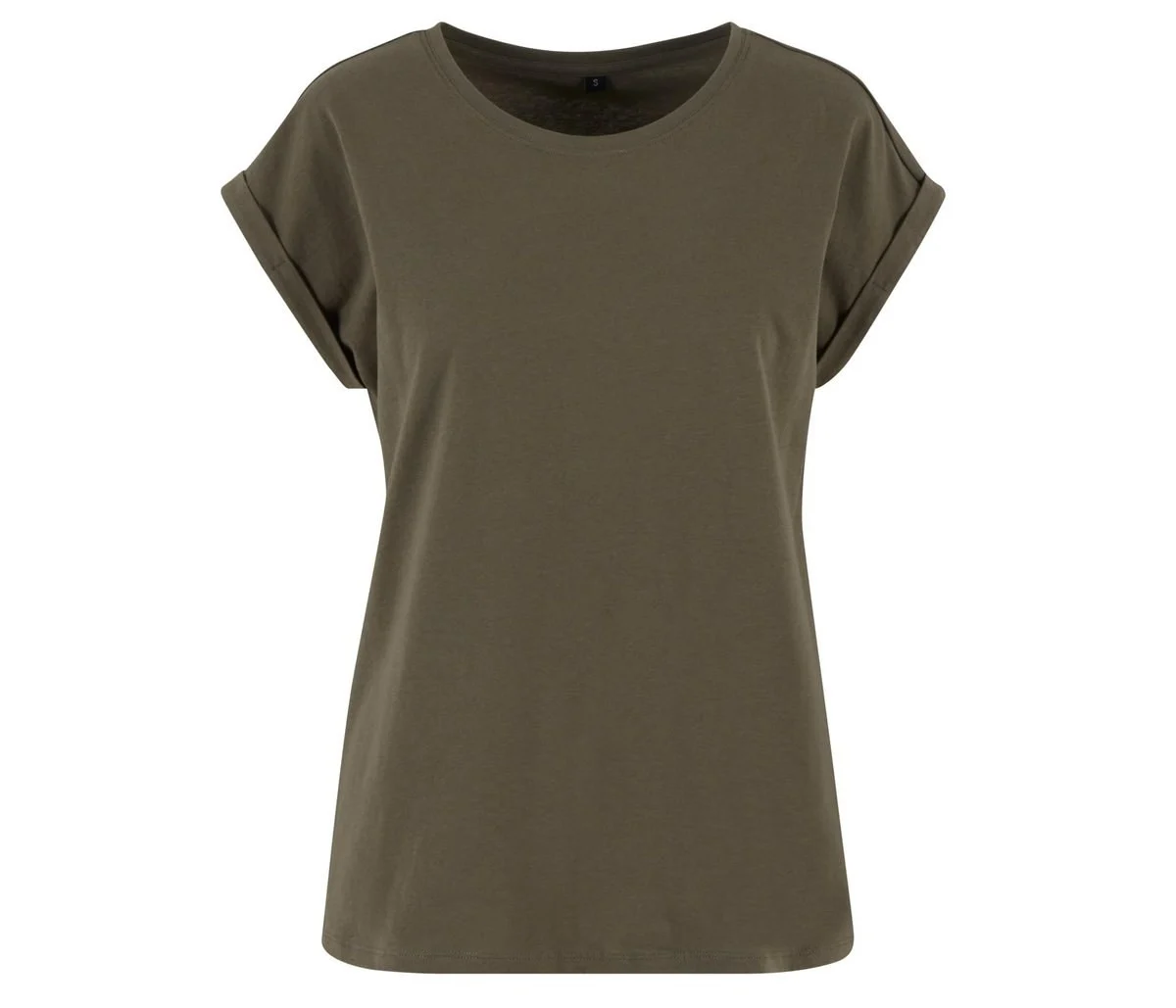 New Morning Studios NM007 Extended Shoulder Tee Dames – Olive