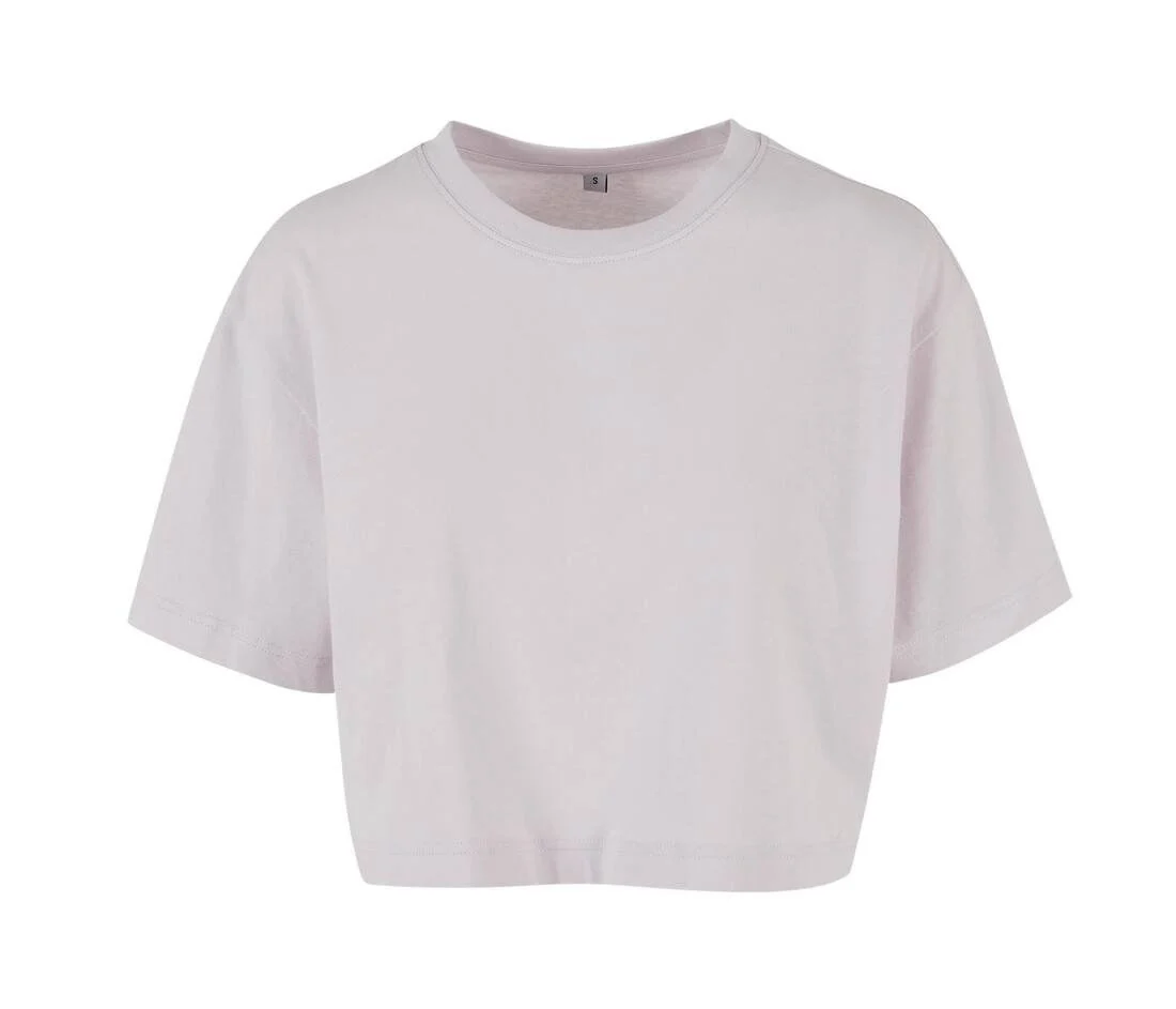 Build Your Brand BY264 Kort Oversized T-shirt Dames – Soft Lilac