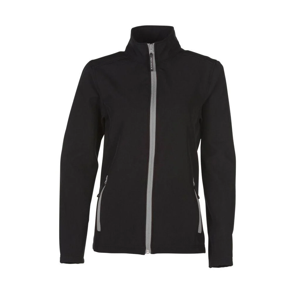 Pen Duick PK777 Magellan Softshell Jas Dames – Black/Silver