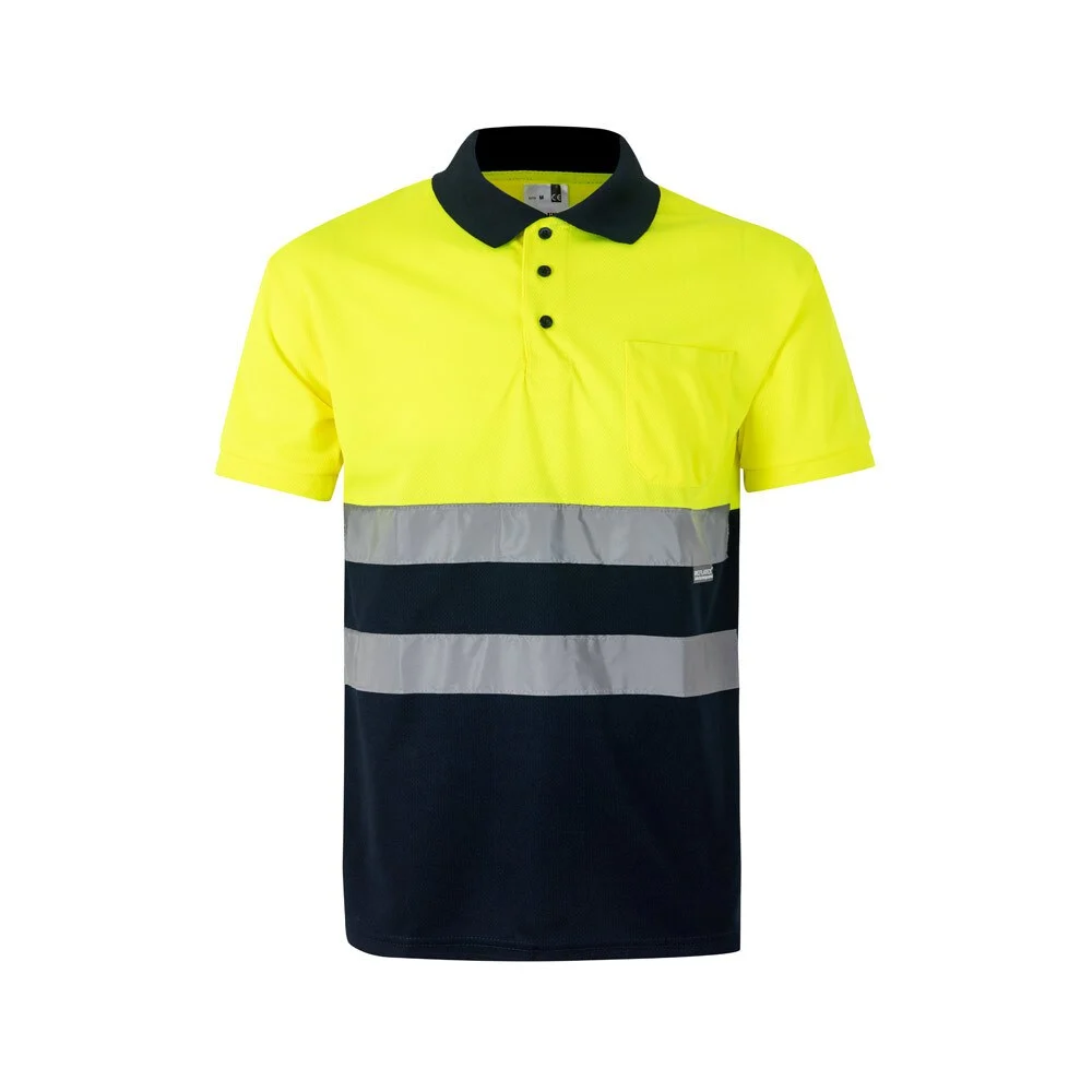 Velilla 36065 Tweekleurig Polo – MARINEBLAUW/GEEL