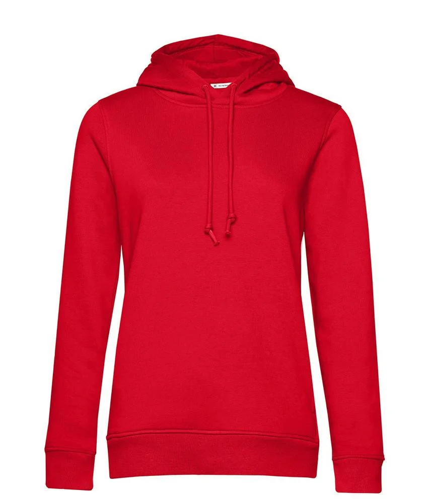 B&C BCW34B Dames Organic Hoodie – Red