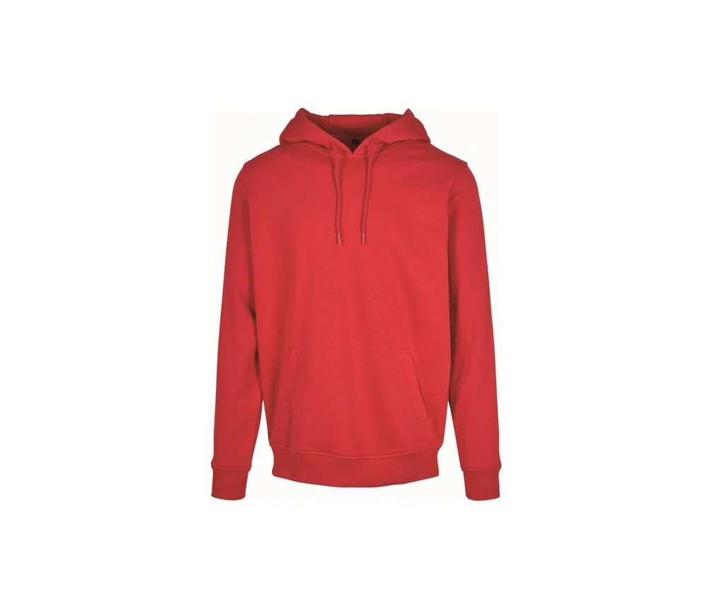 Build Your Brand BY011 Heavy Hoodie – City Red