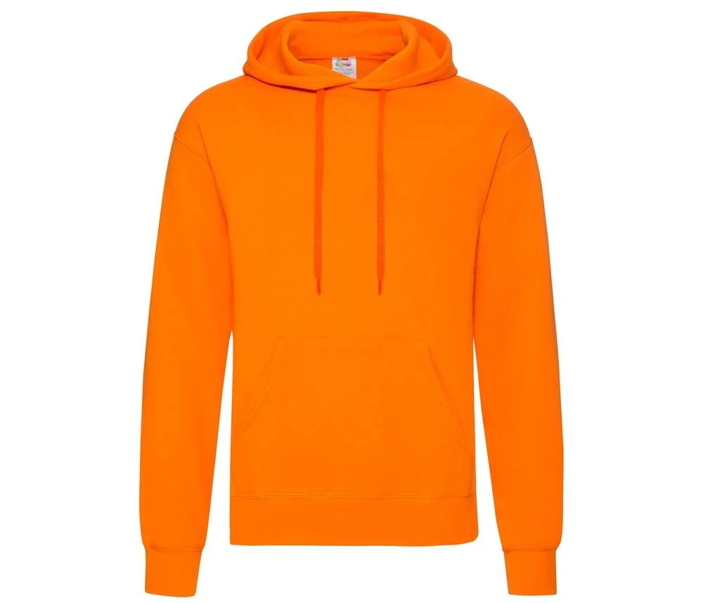 Fruit of the Loom SC270 Hoodie Sweatshirt Orange