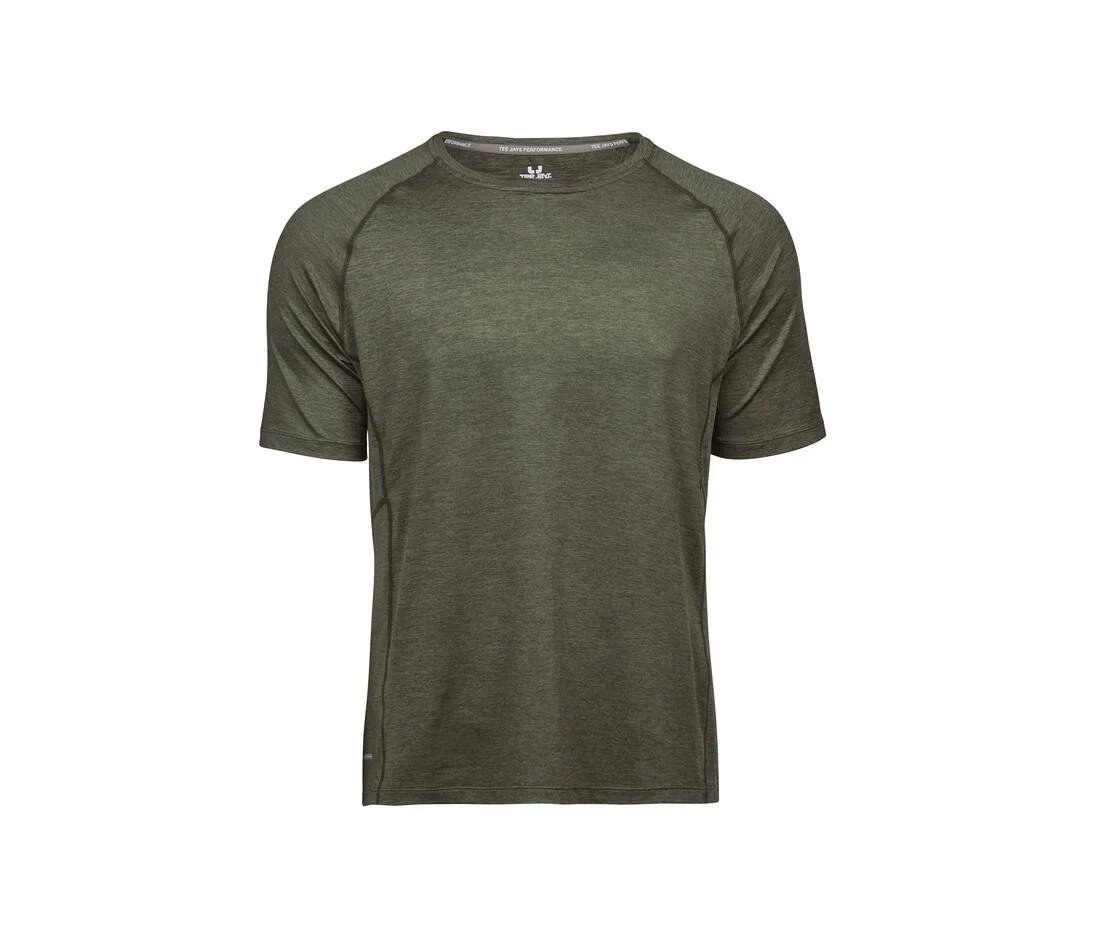 Tee Jays TJ7020 CoolDry T-shirt Heren – Olive Melange