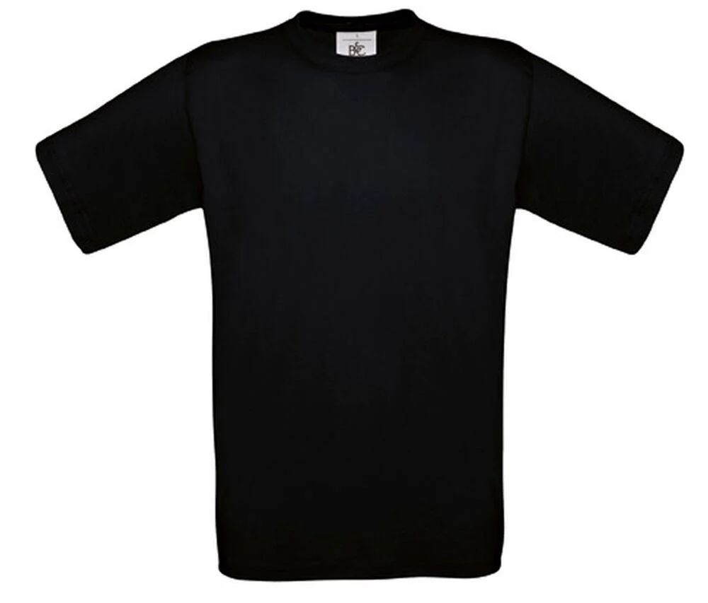 B&C BC151 Exact 150 Kinder T-shirt – Black