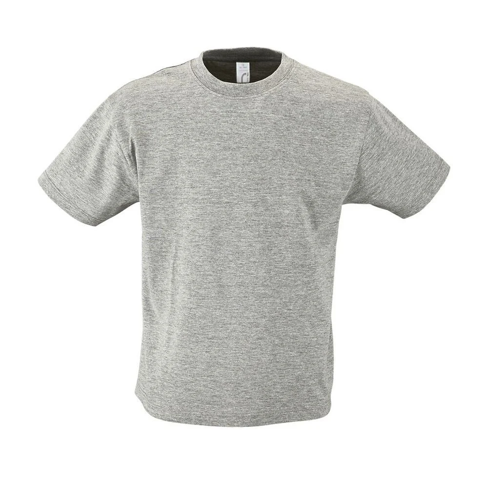 SOL'S 11970 Regent T-shirt Kinderen – Gemengd grijs