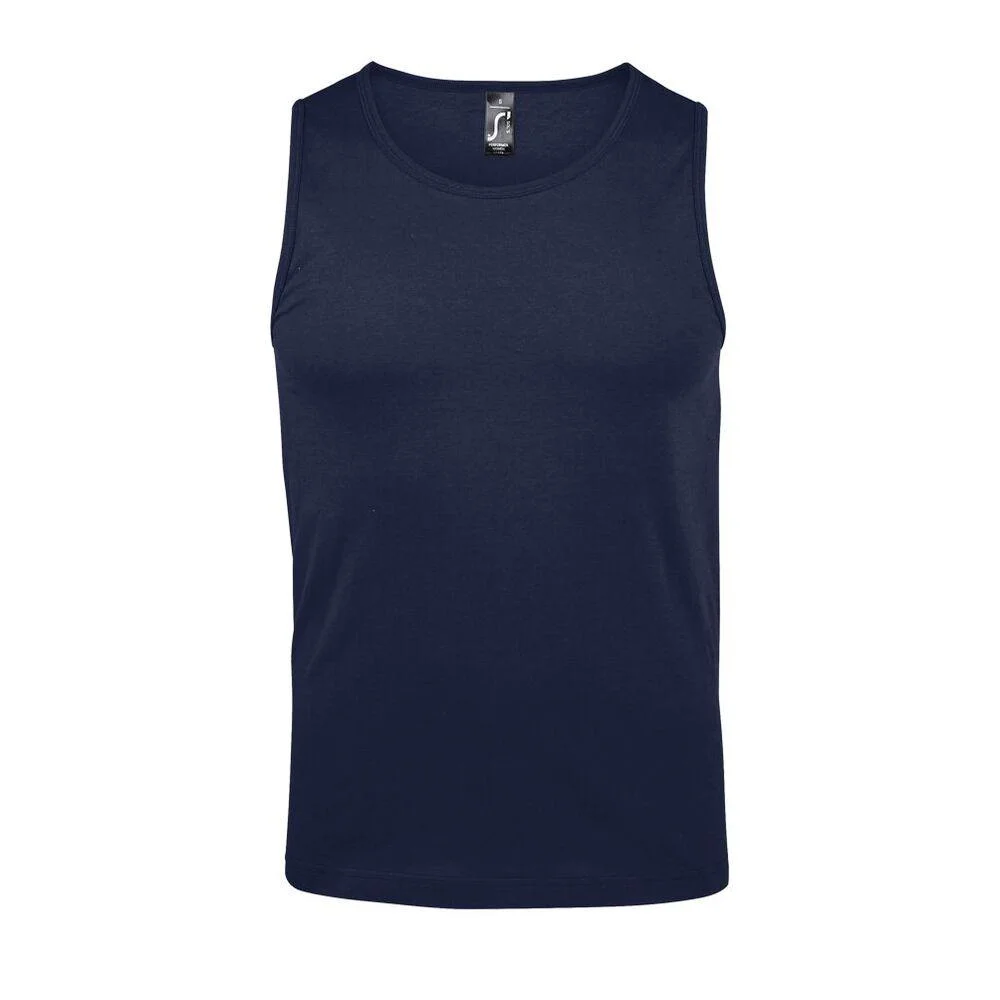 SOL'S 11465 Justin Tanktop Heren – Franse marine