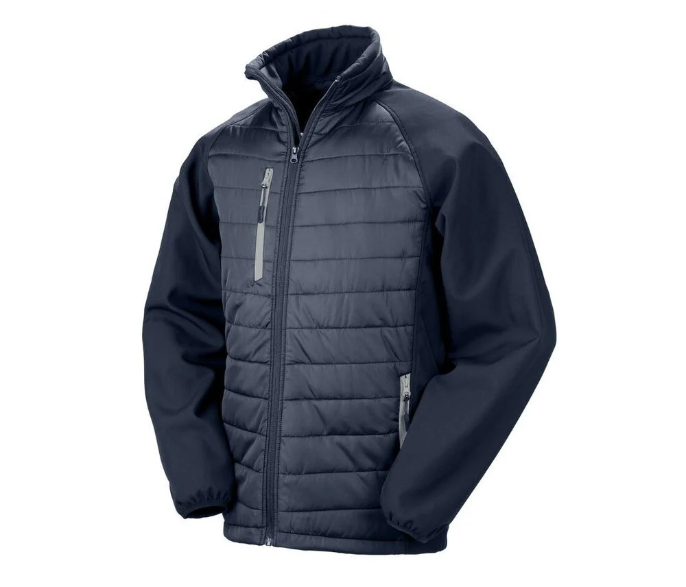 Result RS237 Tweekleurige Gewatteerde Jas – Navy / Grey