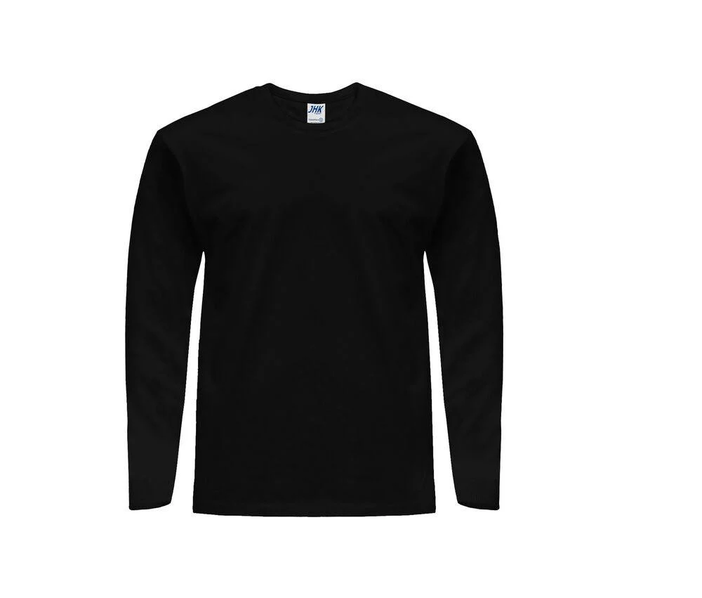 JHK JK175 T-shirt Lange Mouwen 170 – Black