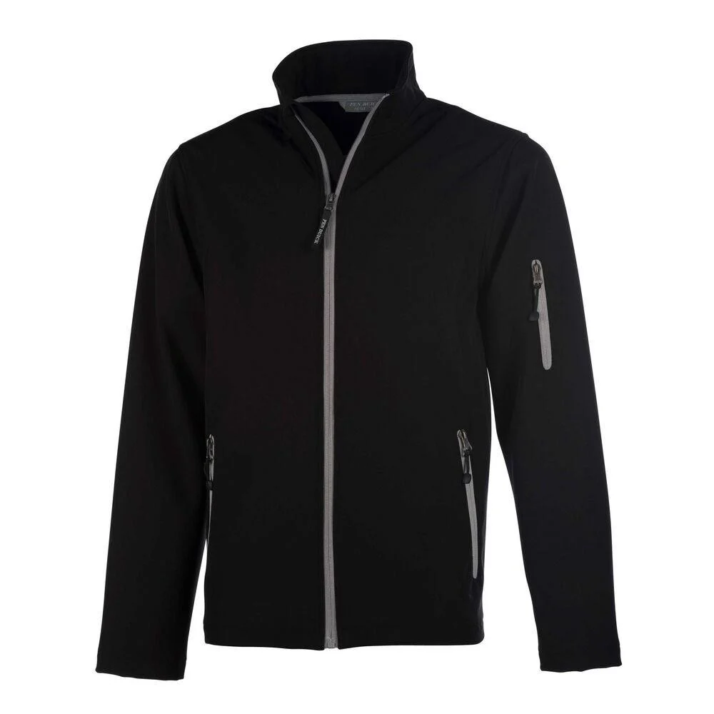 Pen Duick PK768 Atlantic Softshell Jas Heren – Black/Silver