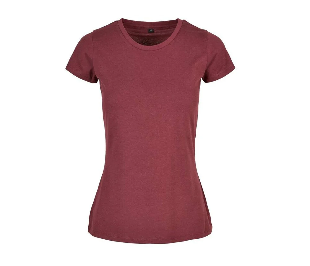 Build Your Brand BYB012 Basic T-shirt Dames – Cherry