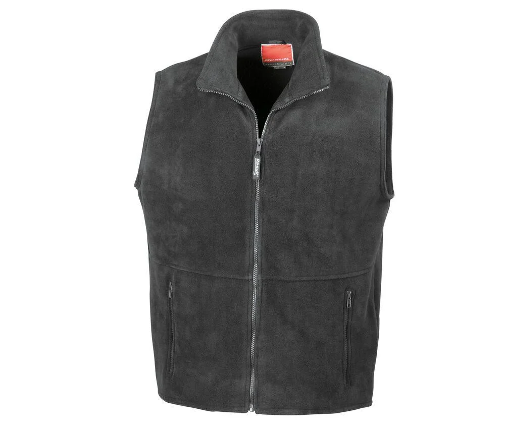 Result RS037 Active Fleece Bodywarmer Heren – Black