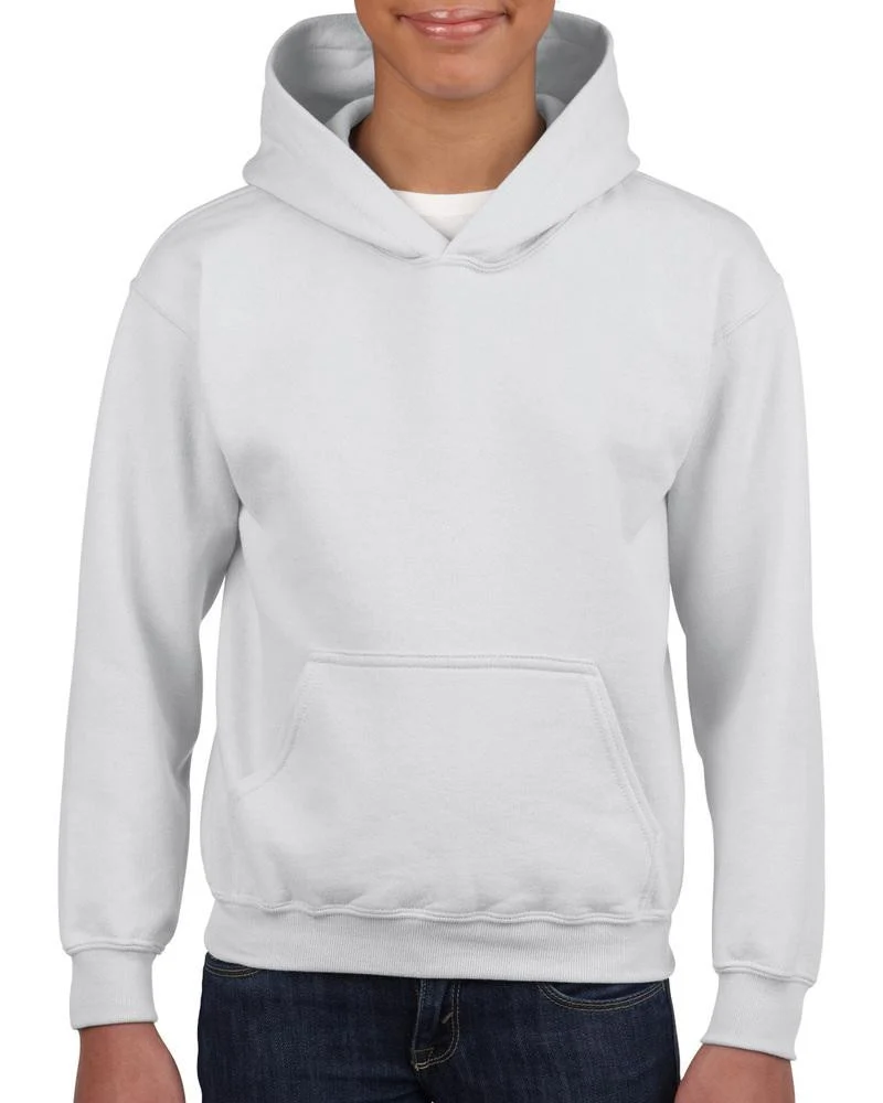 Gildan GN941 Kinderhoodie – White