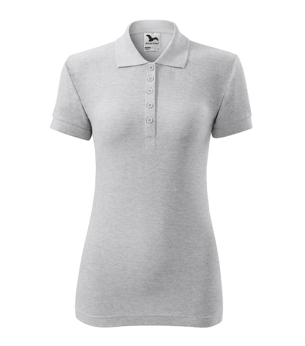 Malfini 213 Polo Dames – gris chiné helder