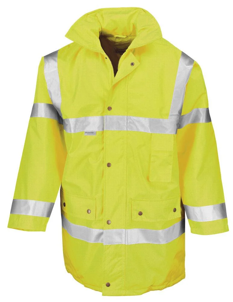 Result RS018 Veiligheidsjas Hoge Zichtbaarheid – Fluorescent Yellow
