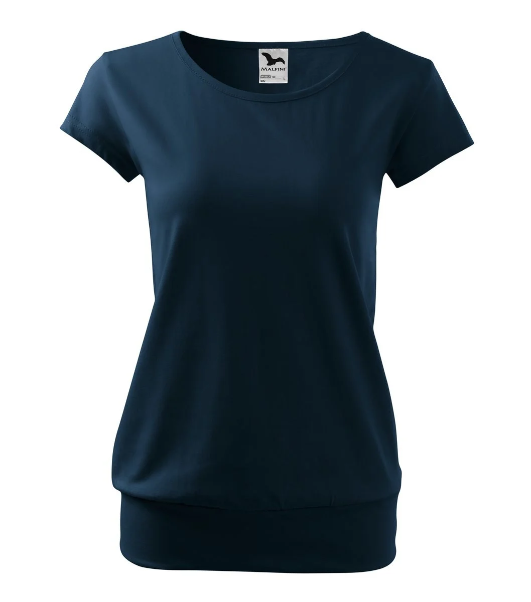 Malfini 120 T-shirt Dames – Zee Blauw