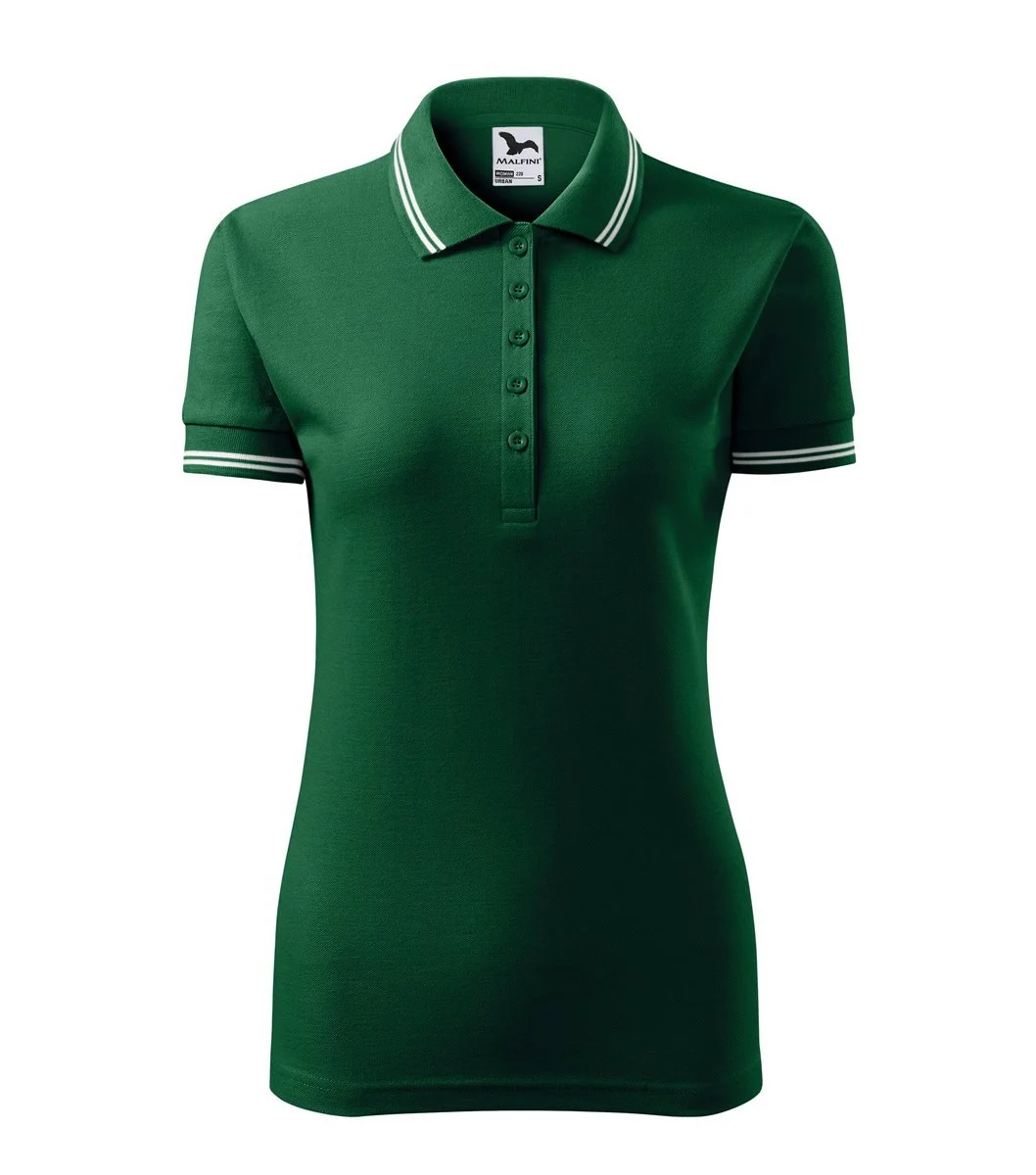 Malfini 220 Urban Polo Dames – Donkergroen
