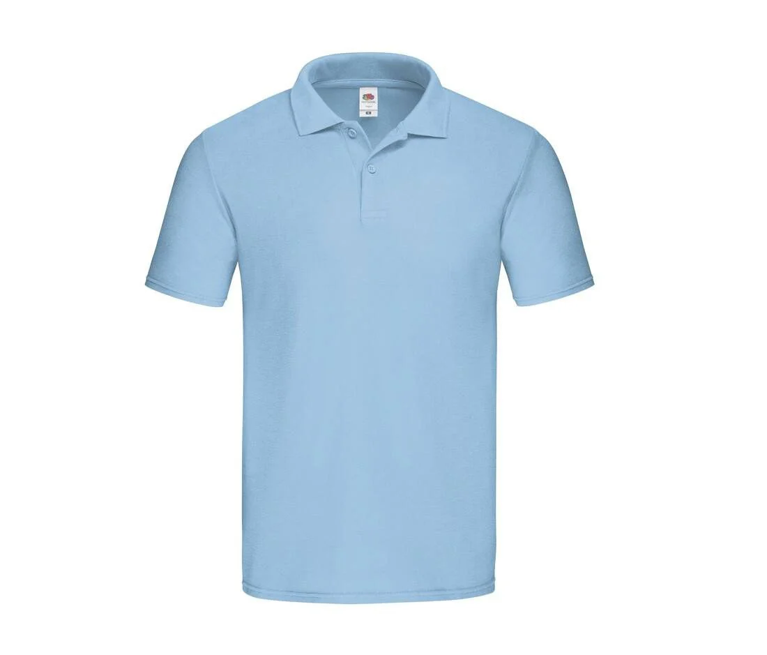 Fruit of the Loom SC282 Katoenen Polo – Sky Blue