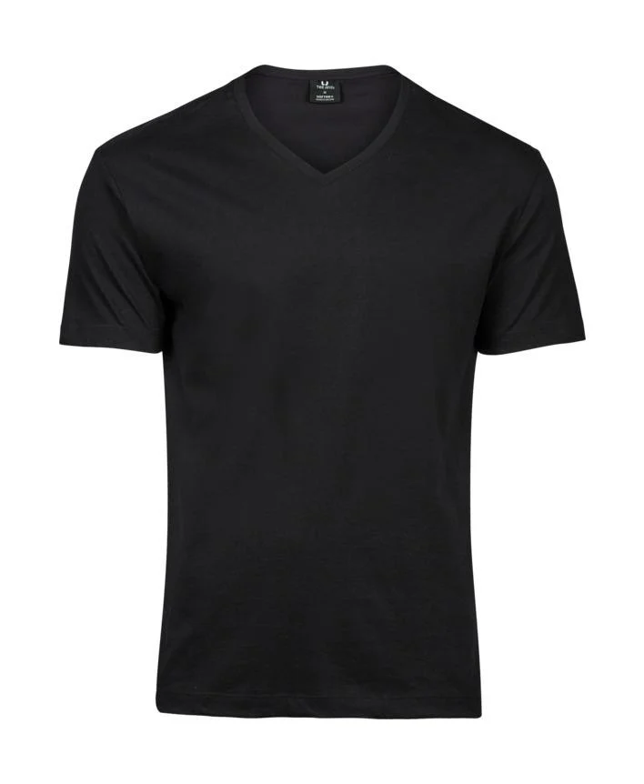 Tee Jays TJ8006 Fashion Soft V-hals Tee Heren – Black