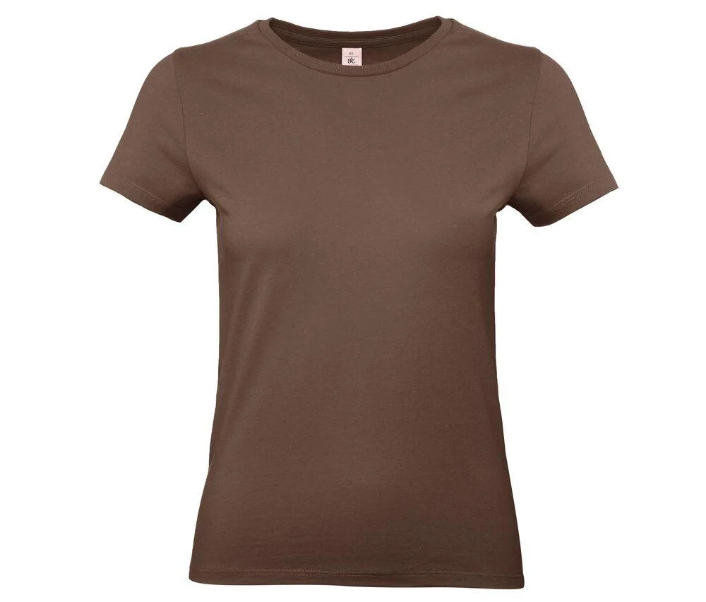 B&C BC04T #E190 T-shirt Dames – Chocolate