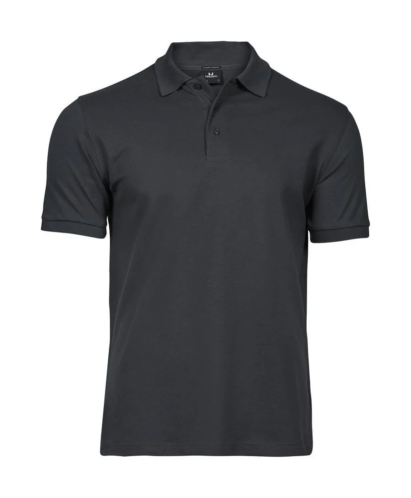 Tee Jays TJ1405 Luxury Stretch Polo Heren – Dark Grey