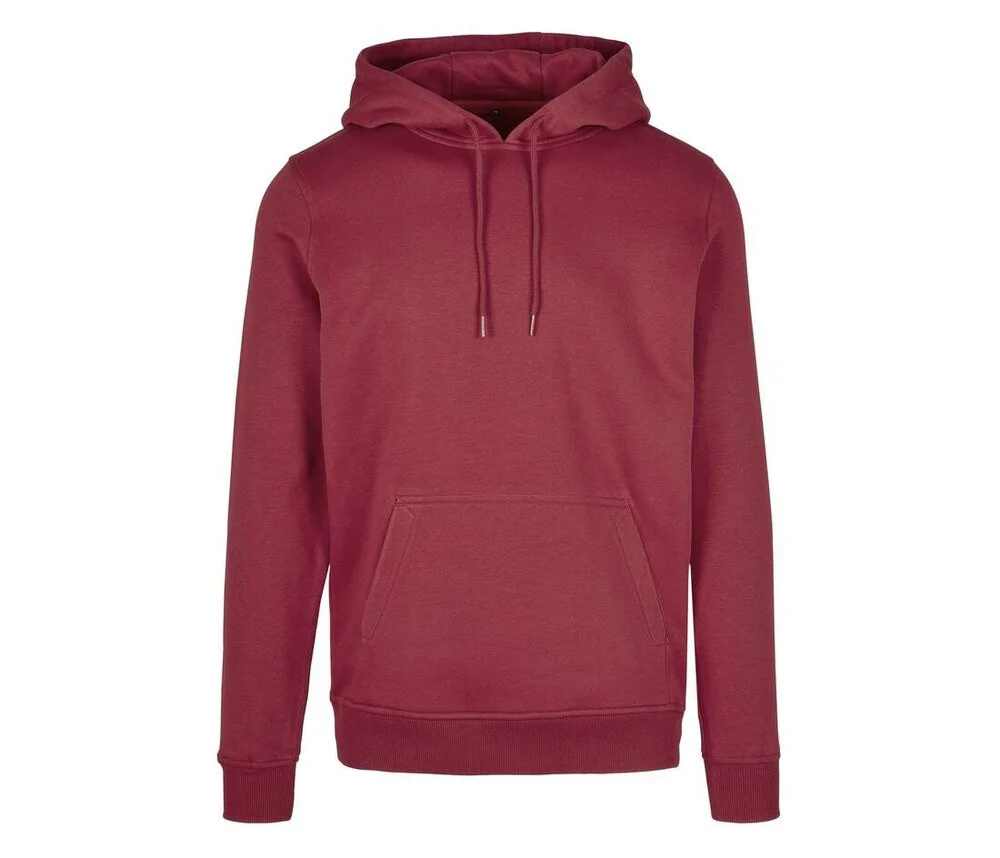 Build Your Brand BY011 Heavy Hoodie – Burgundy