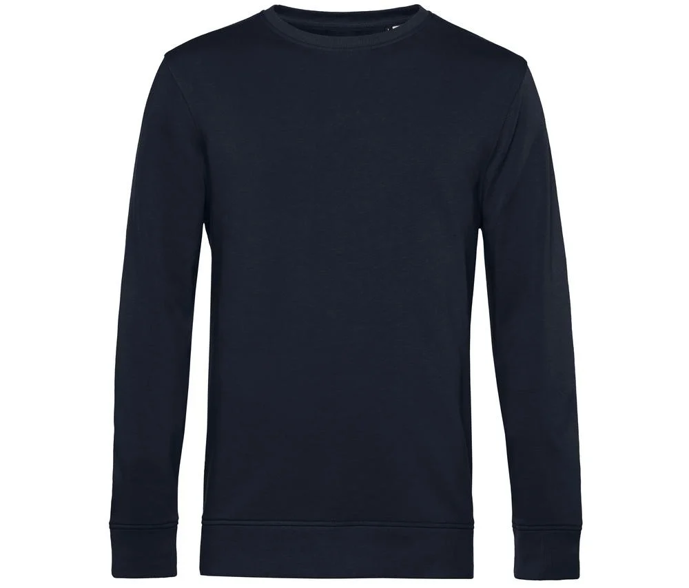 B&C BCU31B Biologische Sweater – Navy Blue