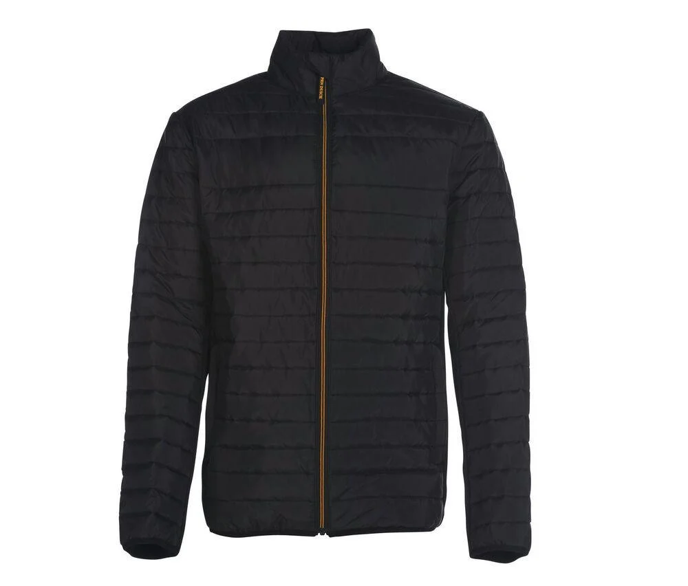 Pen Duick PK517 Boston Gewatteerde Jas Heren – BLACK / BLACK / ORANGE