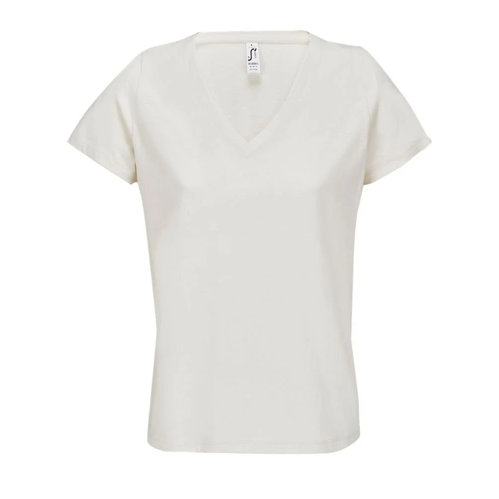 SOL'S 04766 Regent T-shirt V-hals Dames – Gebroken wit