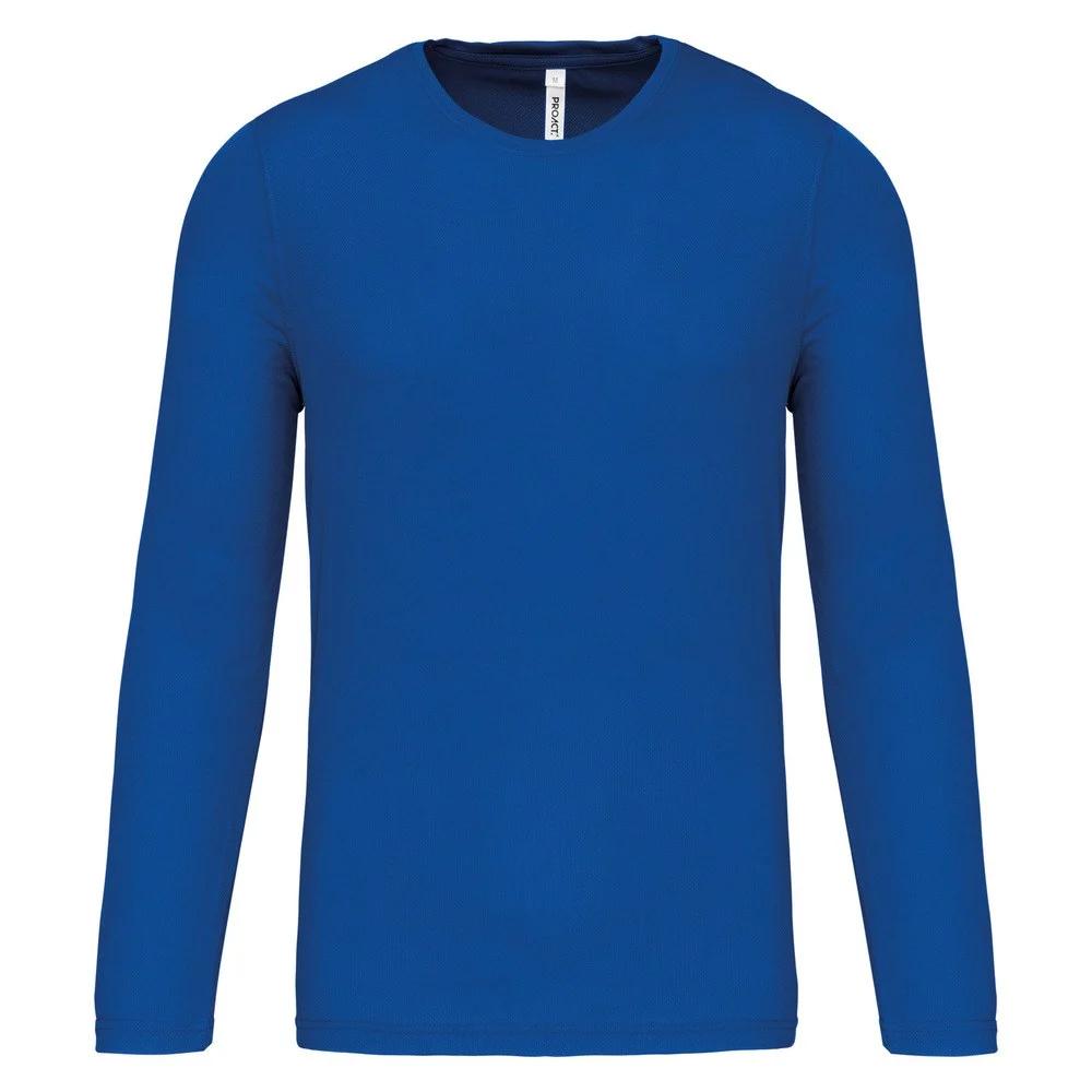 Proact PA443 Sport T-shirt Lange Mouwen Heren – Sportief Koningsblauw