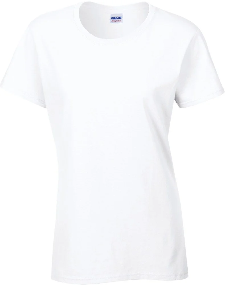 Gildan GI5000L Heavy T-shirt Dames – Wit