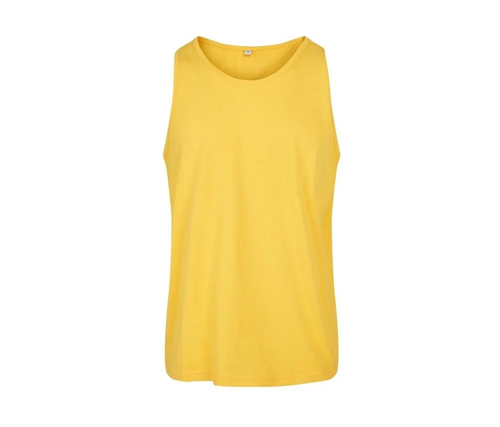 Build Your Brand BYB011 Basic Tanktop – Taxi Yellow
