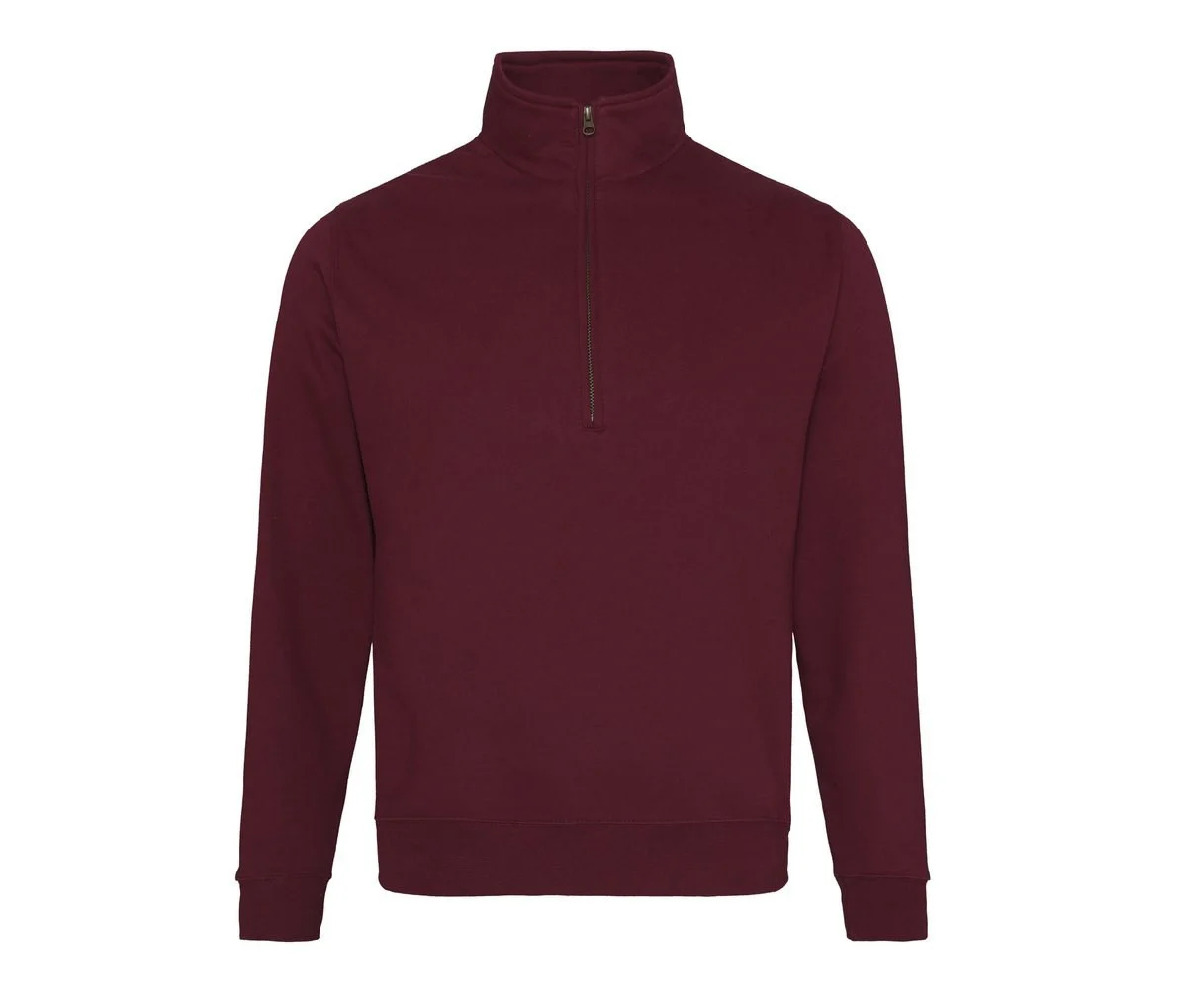 AWDIS JH046 Sophomore 1/4 Zip Sweater – Burgundy