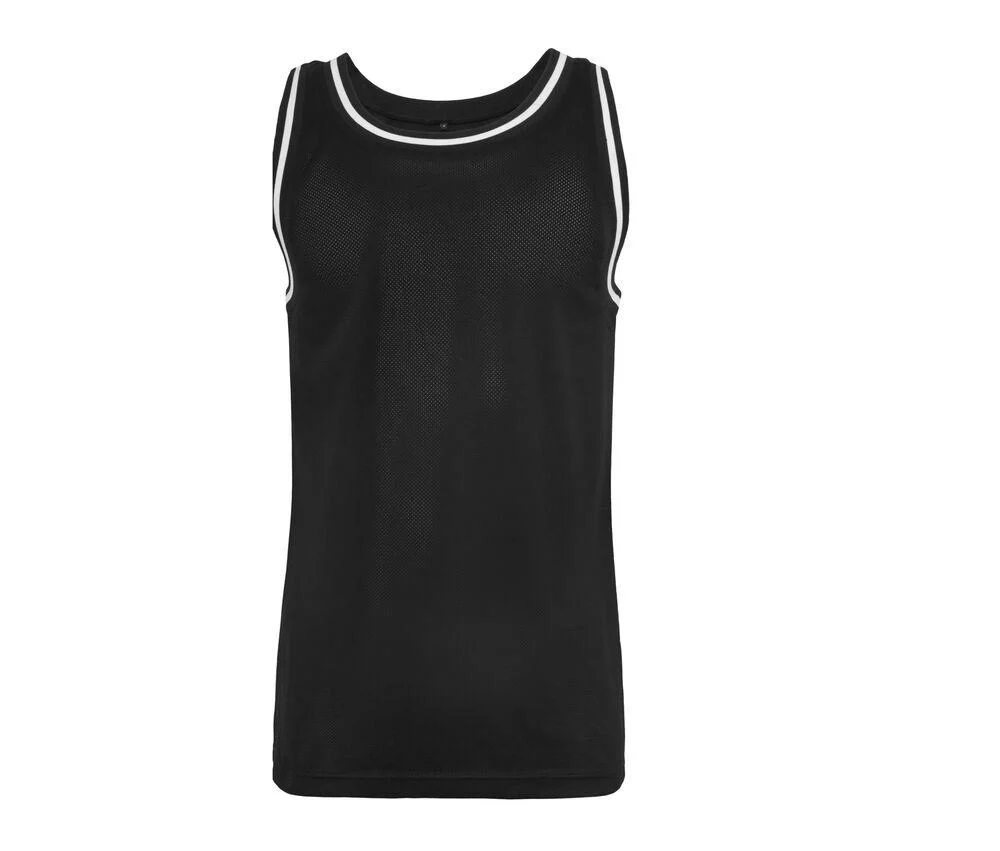 Build Your Brand BY009 Sport Tanktop – Zwart / Wit