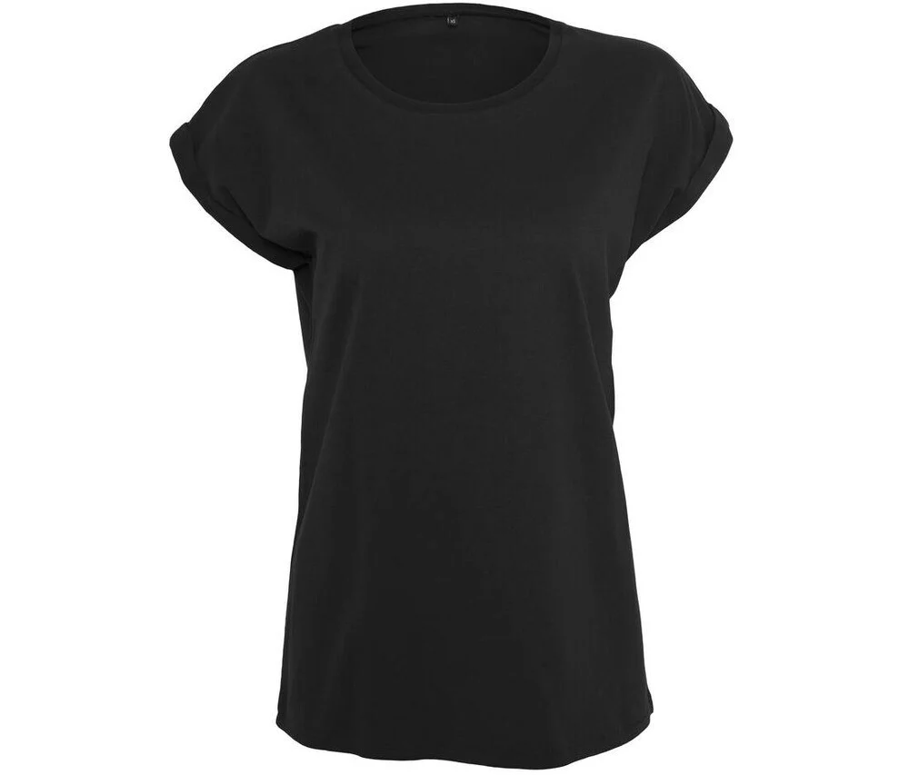 Build Your Brand BY138 Biologisch T-shirt Dames – Zwart
