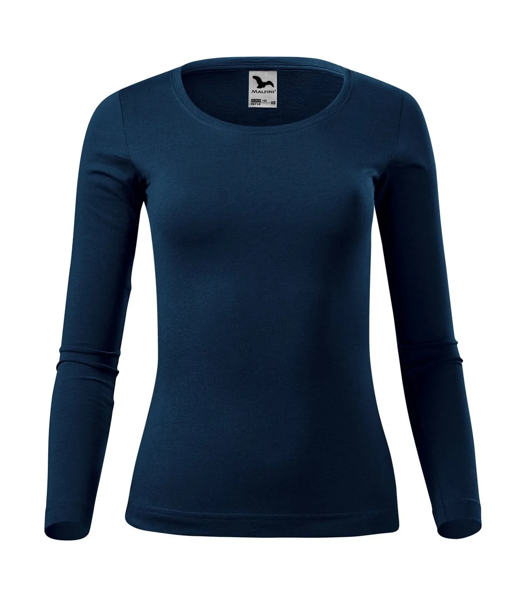 Malfini 169 T-shirt Lange Mouwen Dames – Zee Blauw