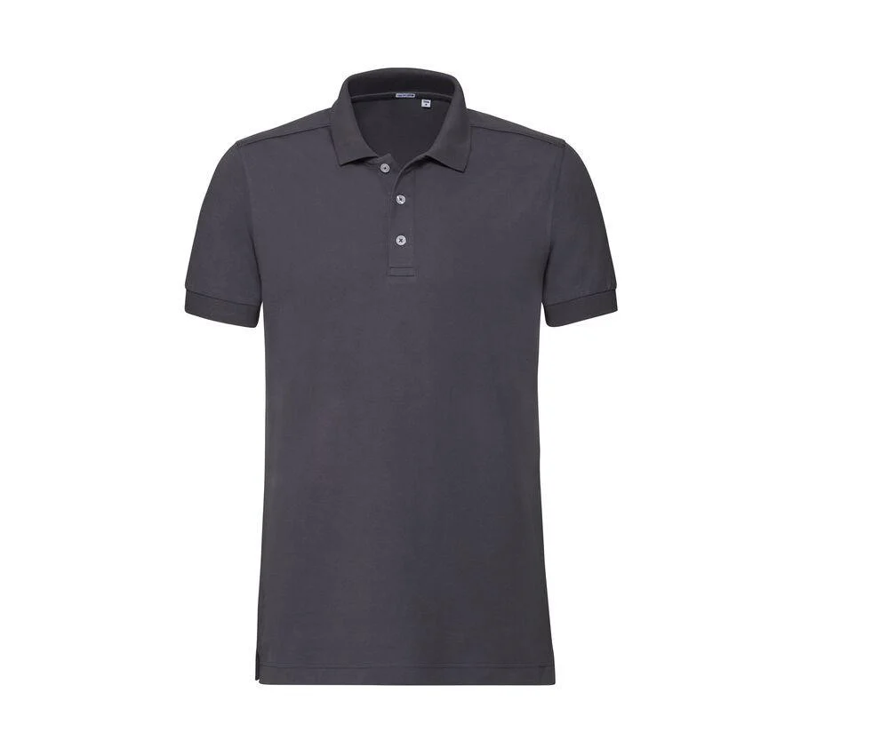Russell JZ566 Stretch Polo Heren – Convoy Grey